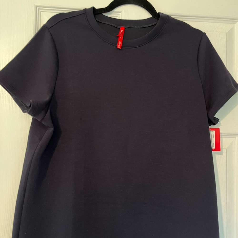 SPANX Navy Blue Air Essentials T-Shirt